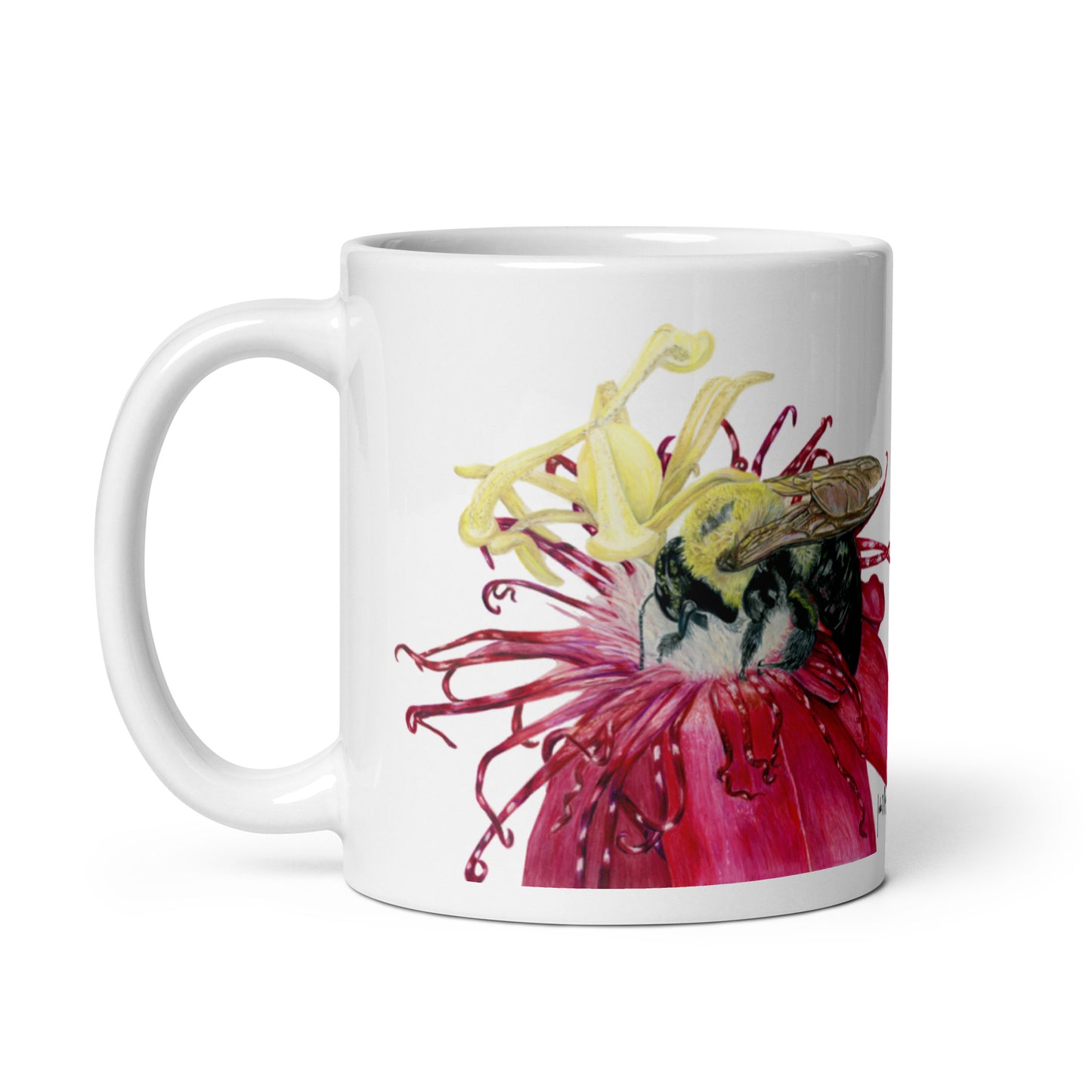 Buzzed Too - White glossy mug