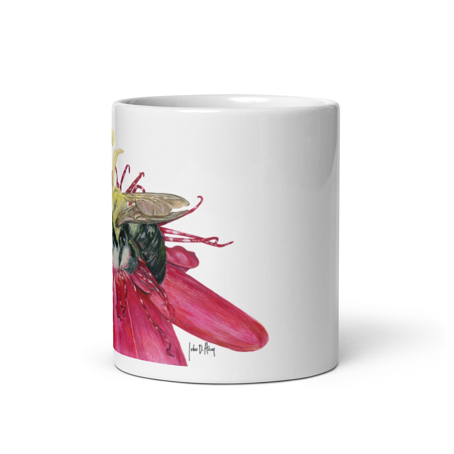 Buzzed Too - White glossy mug