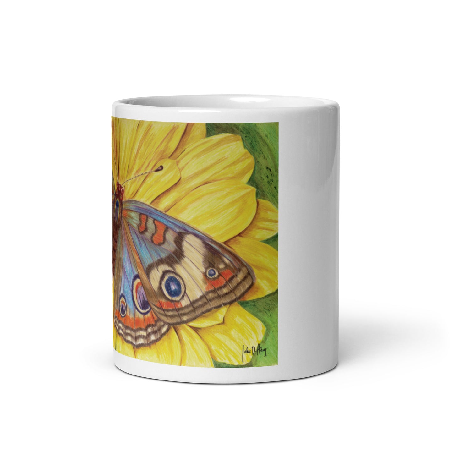 On the Wings of Love - White glossy mug