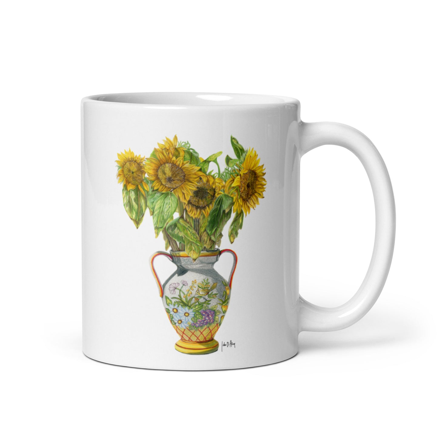 Sunny - White glossy mug