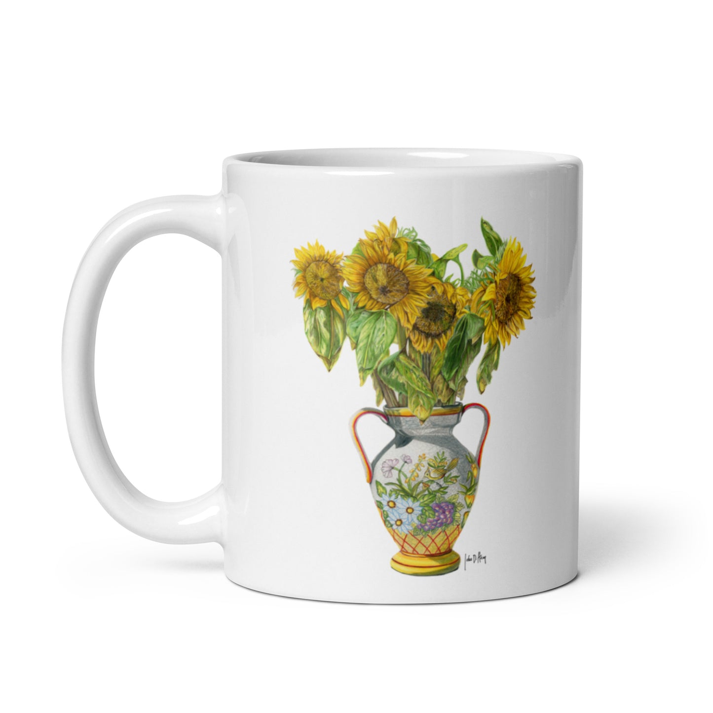 Sunny - White glossy mug