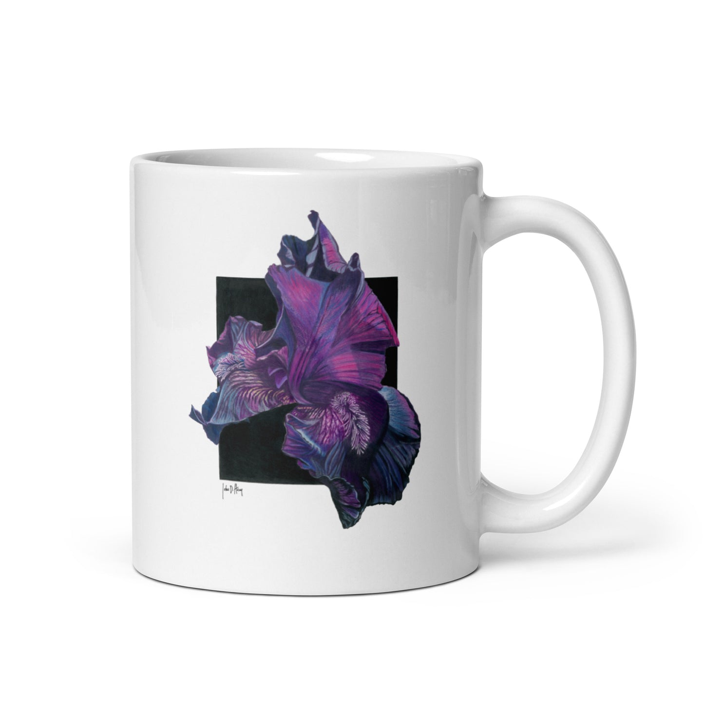 Power of Purple - White glossy mug