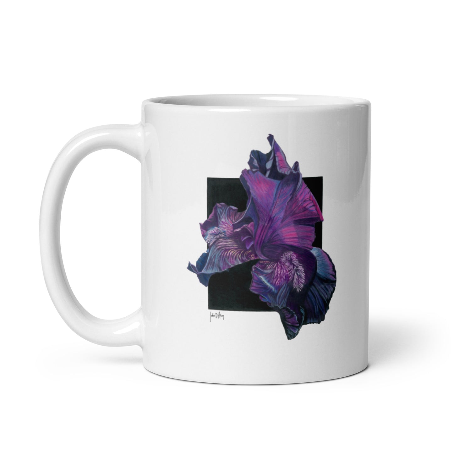 Power of Purple - White glossy mug