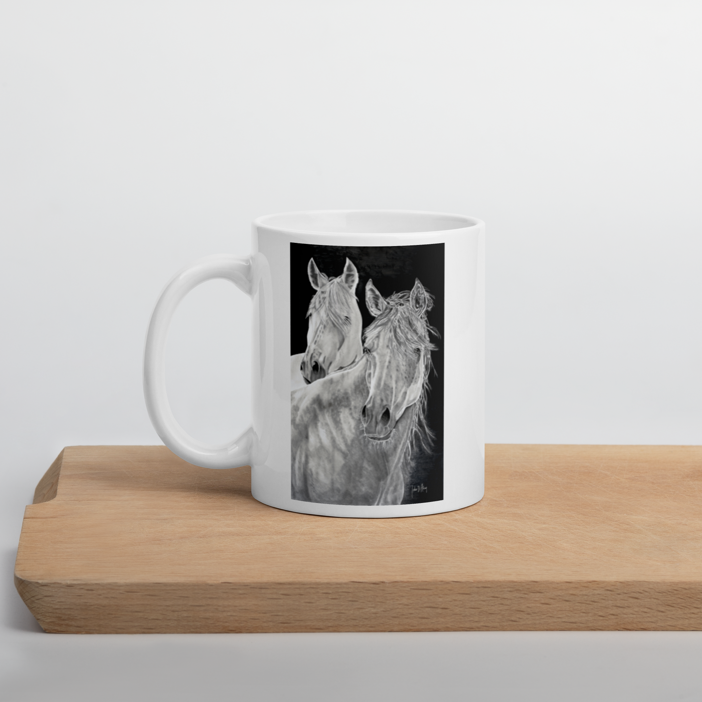 In Their Eyes - White glossy mug