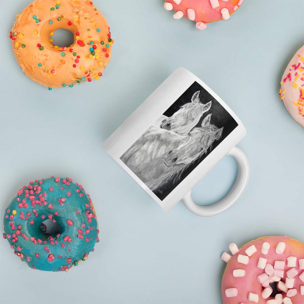 In Their Eyes - White glossy mug