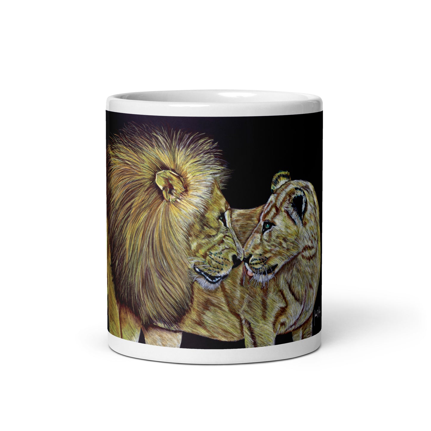 Love Story - White glossy mug