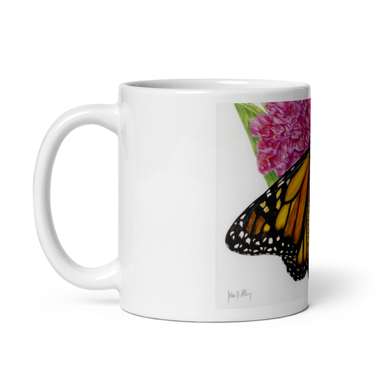 Metamorphosis - White glossy mug