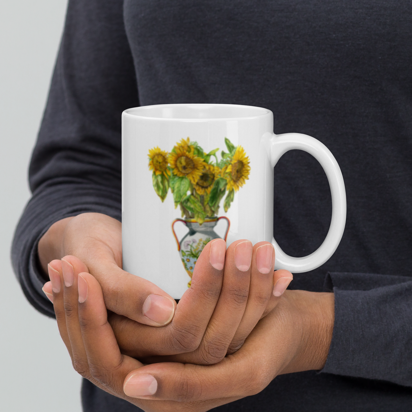 Sunny - White glossy mug