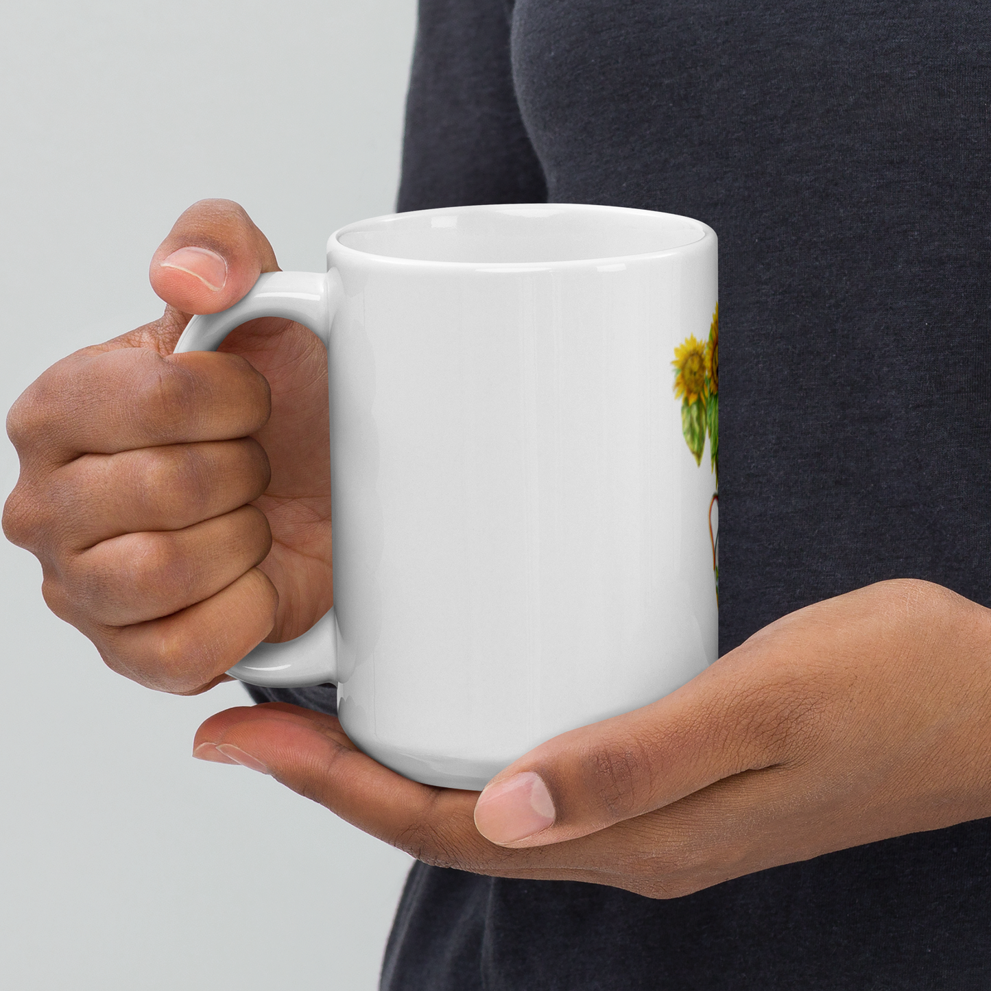 Sunny - White glossy mug