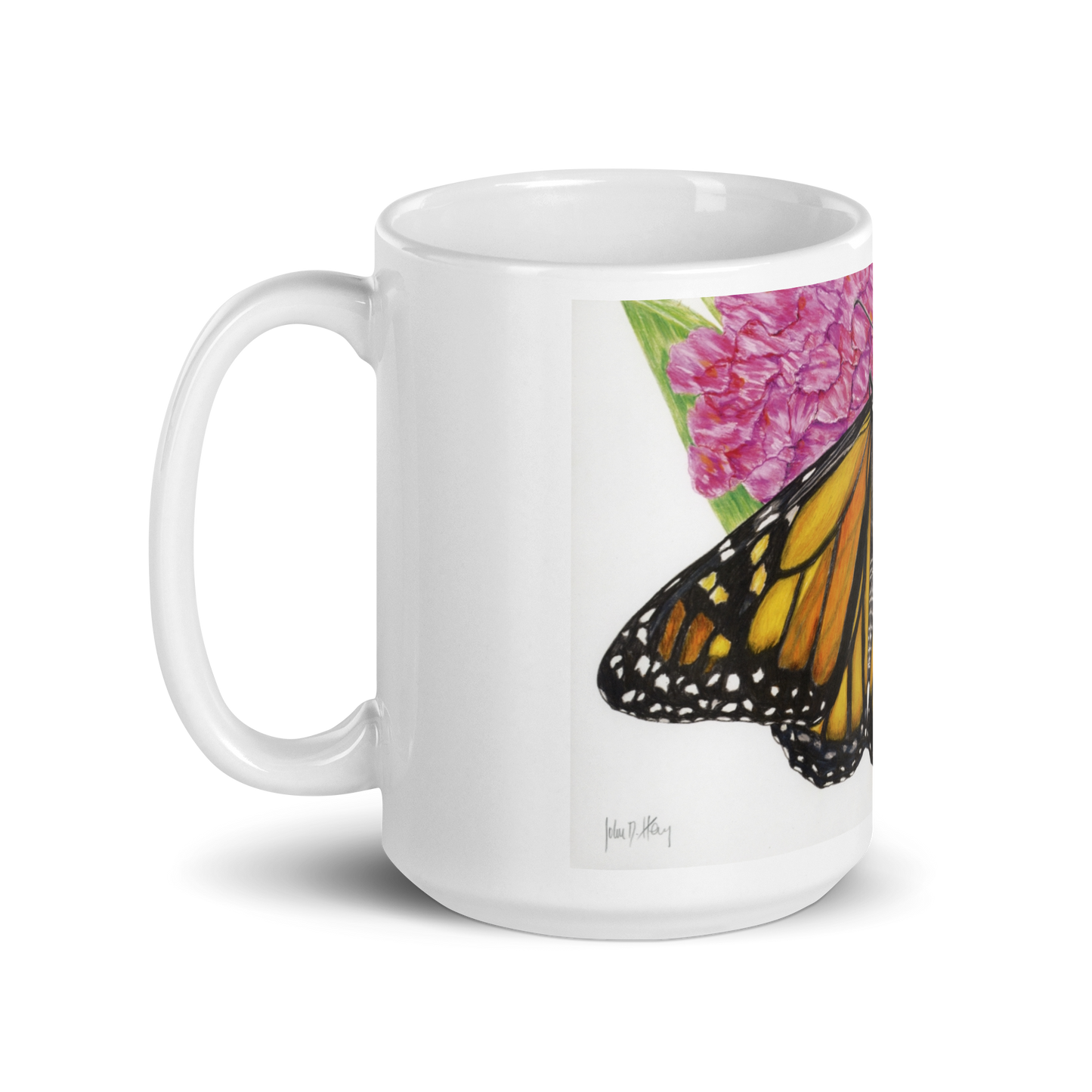 Metamorphosis - White glossy mug