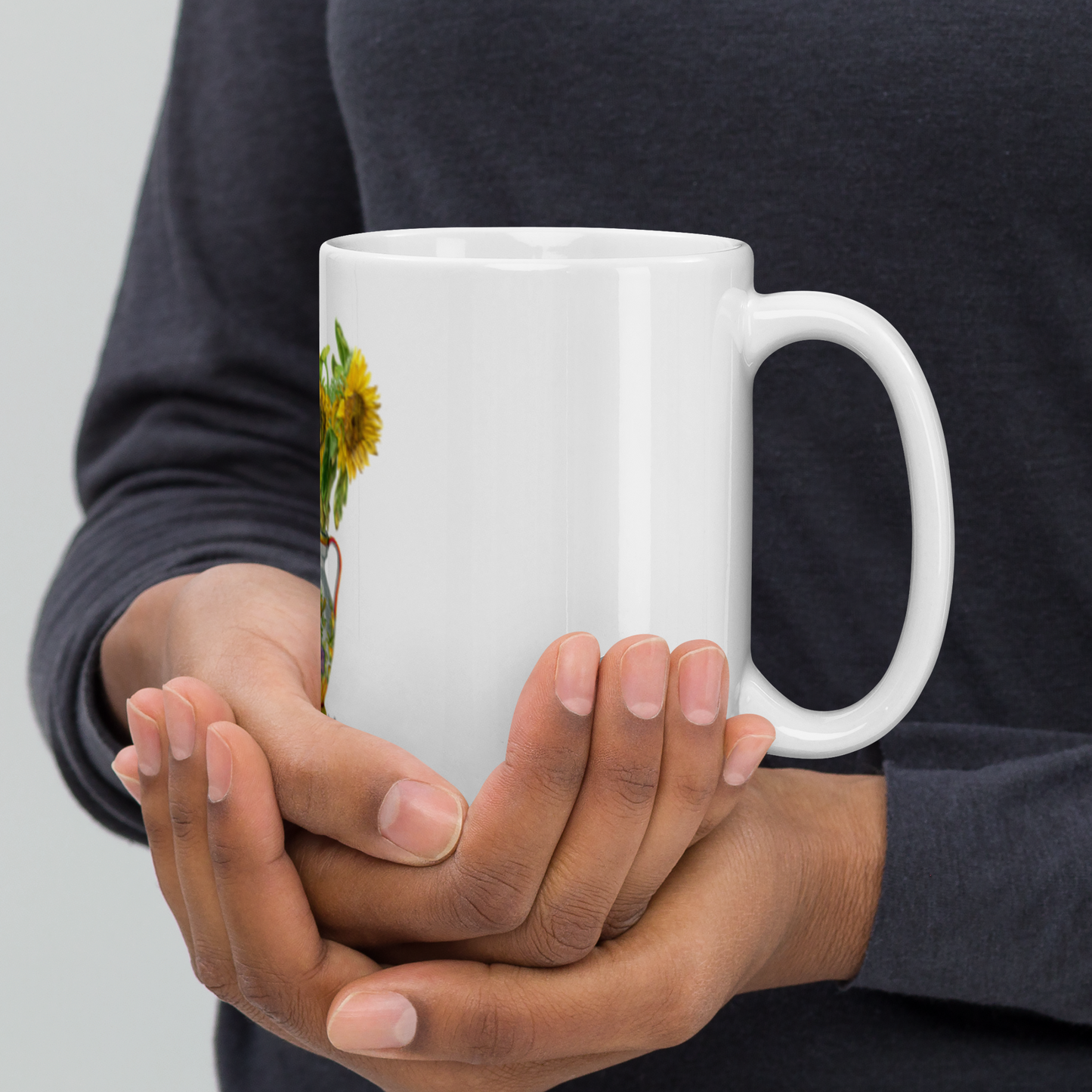 Sunny - White glossy mug