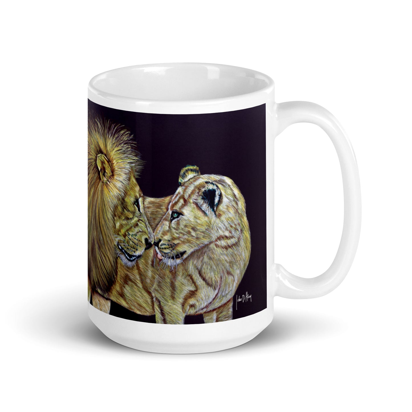 Love Story - White glossy mug