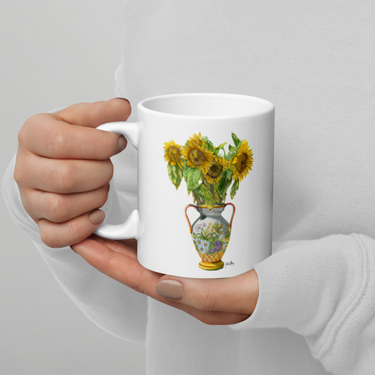 Sunny - White glossy mug