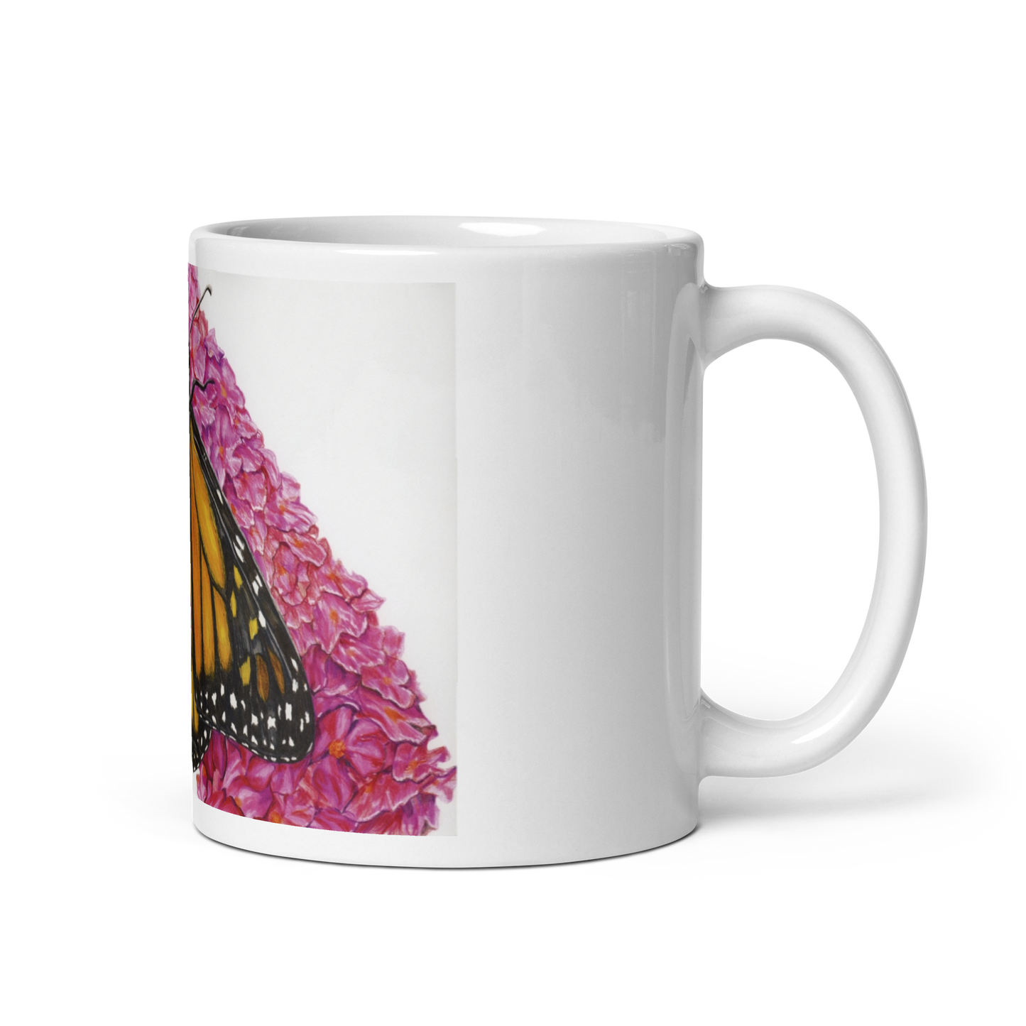 Metamorphosis - White glossy mug